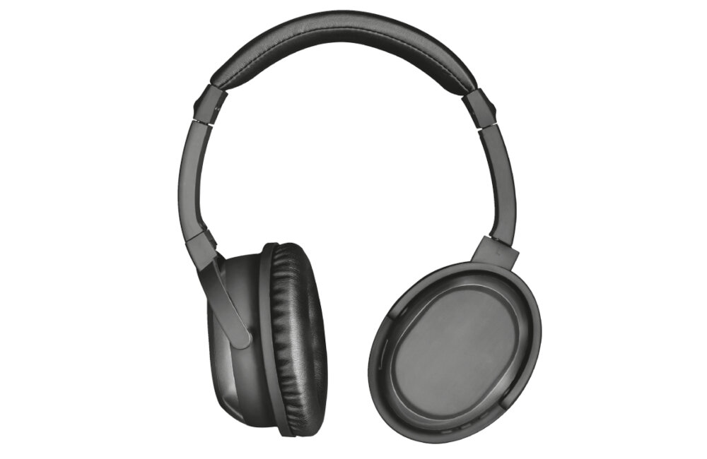 SŁUCHAWKI BLUETOOTH TRUST PAXO ANC NAUSZNE CZARNE aktywna redukcja szumów