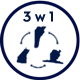 Ikona w kształcie ciemnoniebieskiego koła z białym napisem \'3 WT\' na górze.