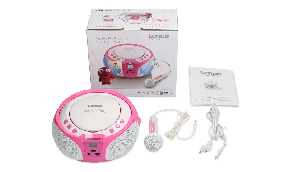 Radioodtwarzacz LENCO SCD-650 - zestaw