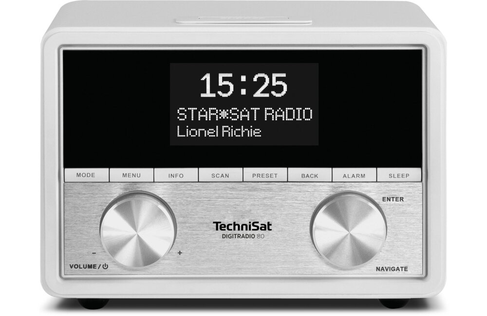 TECHNISAT DIGITRADIO 80 wygląd OLED 10 stacji