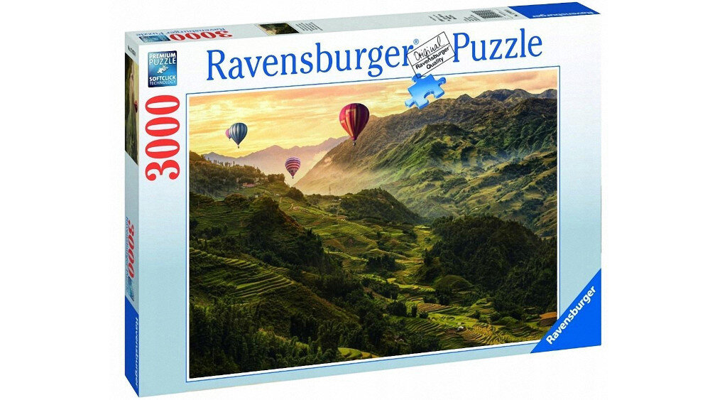 Puzzle RAVENSBURGER Tarasy ryżowe w Azji - motyw