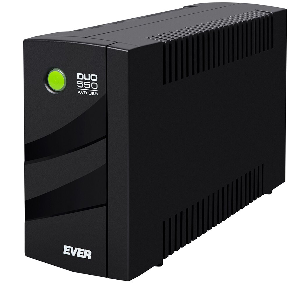 Zasilacz UPS EVER Duo 550 Avr USB - system sygnalizacyjny