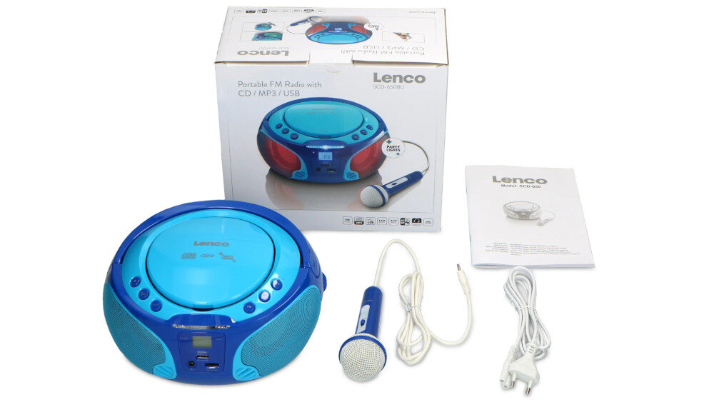 Radioodtwarzacz LENCO SCD-650 - zestaw