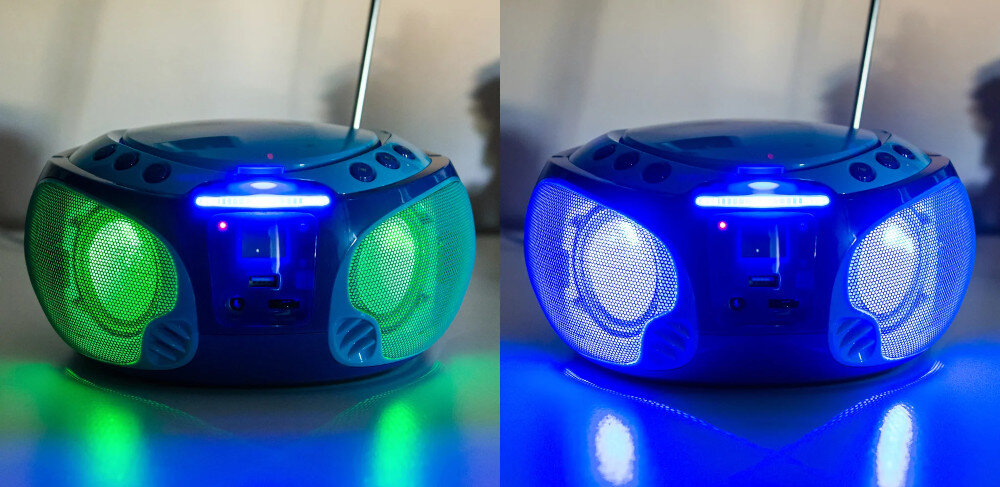 Radioodtwarzacz LENCO SCD-650 - oświetlenie