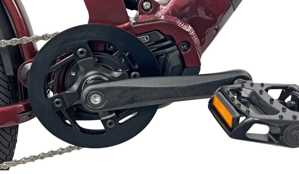 Rower elektryczny TORPADO NOVA FS 2.0 M19 27.5 cala Czerwony 