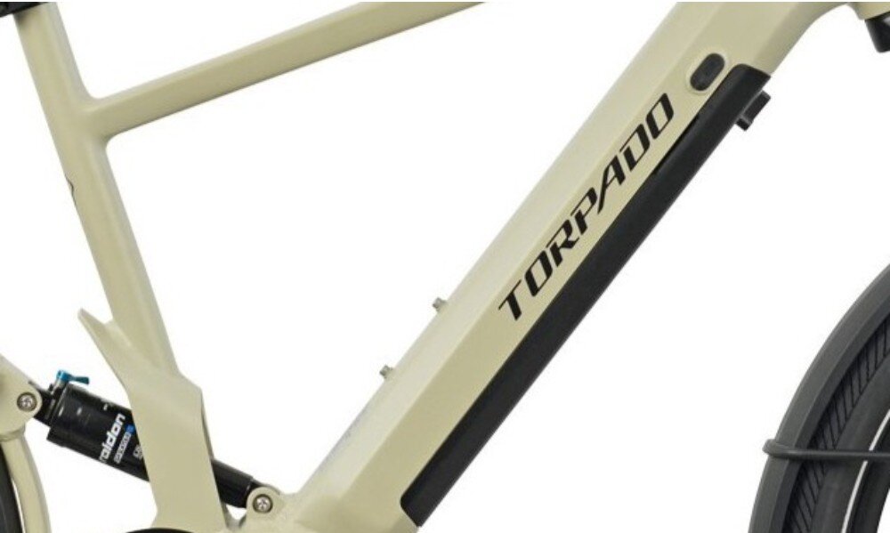 Rower elektryczny TORPADO NOVA FS 2.0 M16.5 27.5 cala Piaskowy