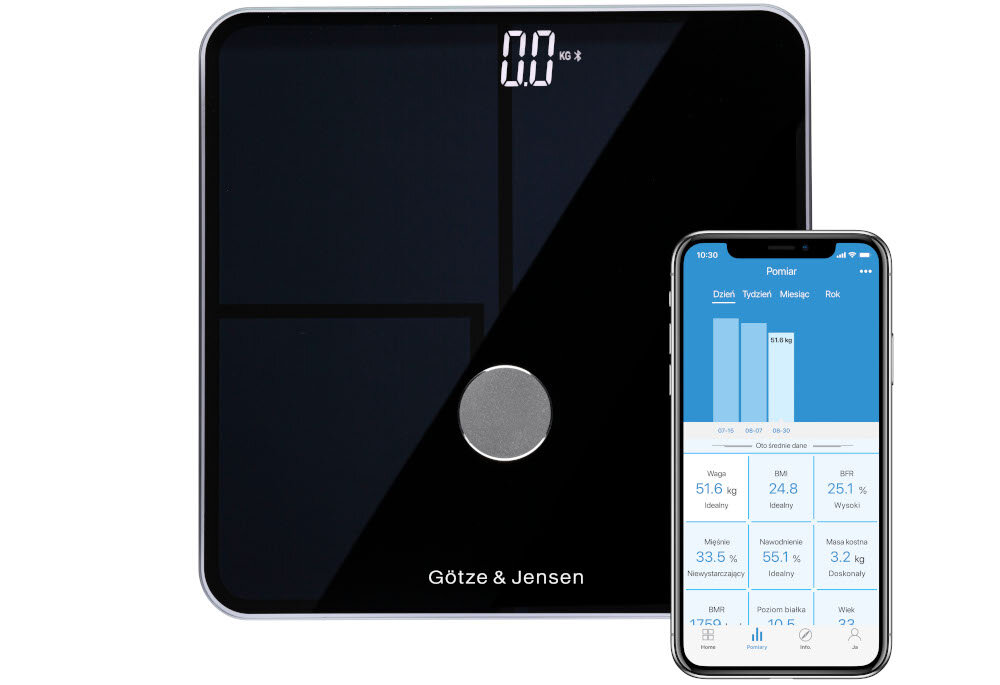 WAGA OSOBOWA GOTZE & JENSEN ANALIZATOR BLUETOOTH BS901BT