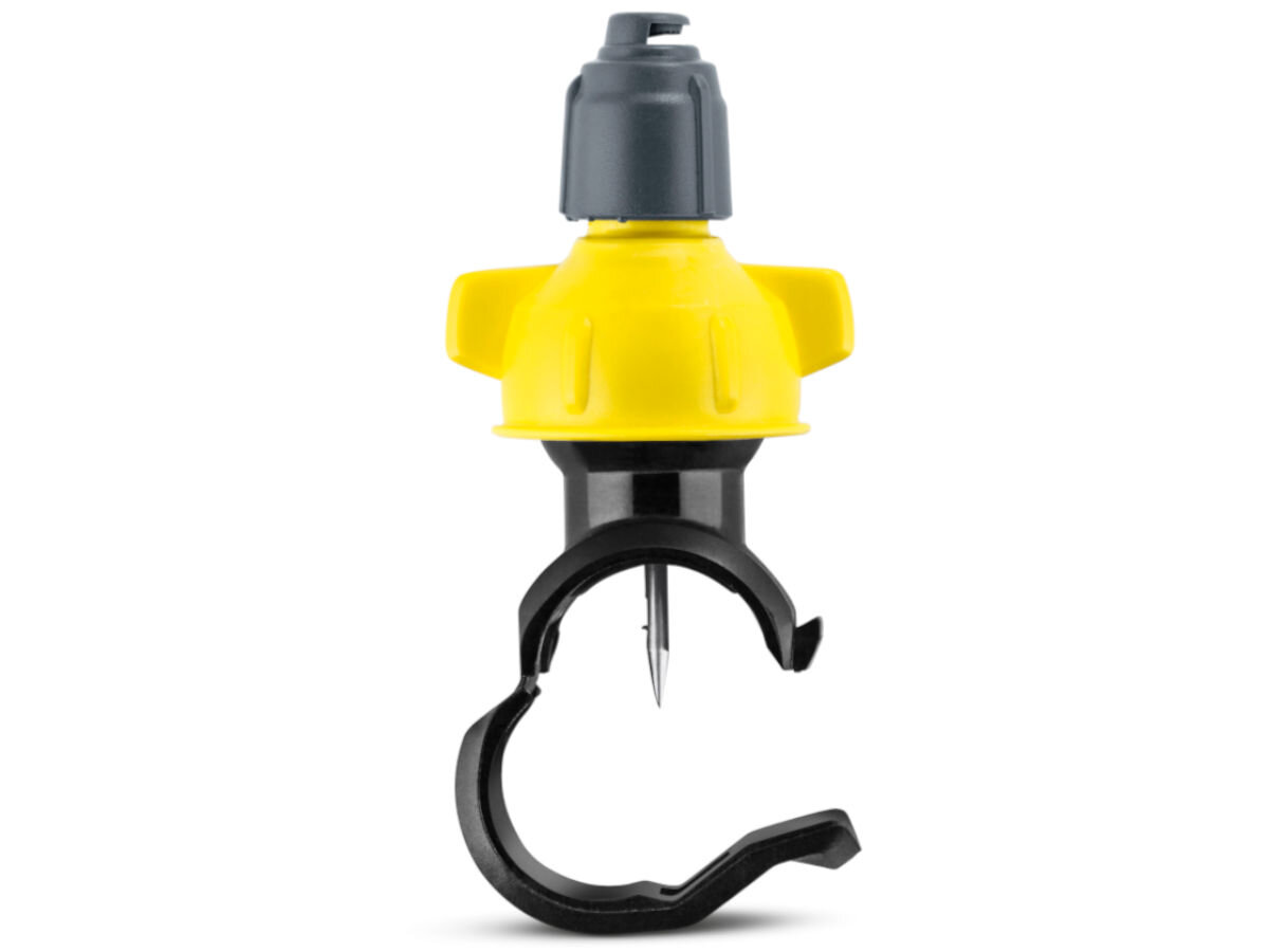 Zestaw do nawadniania KARCHER Rain System 2.645-238.0, konserwacja, przewody, okresowe, zabiegi, na białym tle końcówka nawadniająca