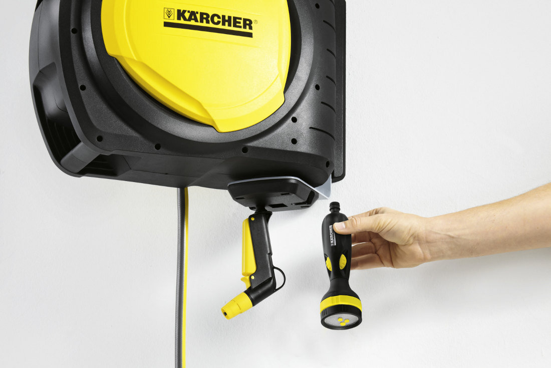 Bęben na wąż KARCHER automatyczny CR 7.220 2.645-043.0 Wygodny schowek na akcesoria Blokada obrotu