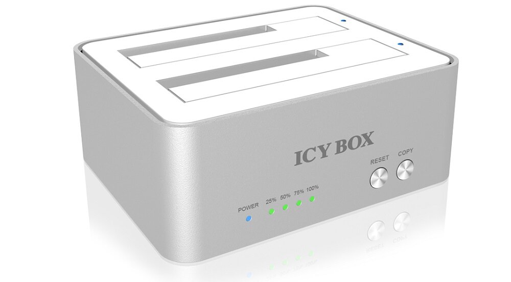 Stacja dokująca ICY BOX IB-120CL-U3 - płynne stabilne i bezawaryjne działanie szybka transmisja dancyh