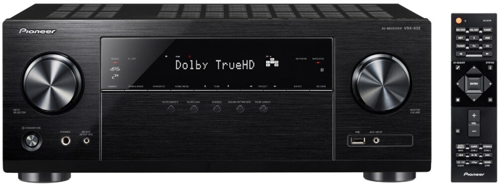 Kino domowe PIONEER VSX-832B + TAGA TAV606 - konfiguracja