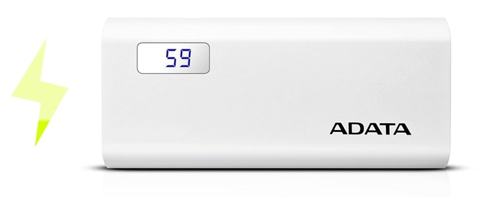 Powerbank ADATA AP12500D 12500 mAh wyświetlacz