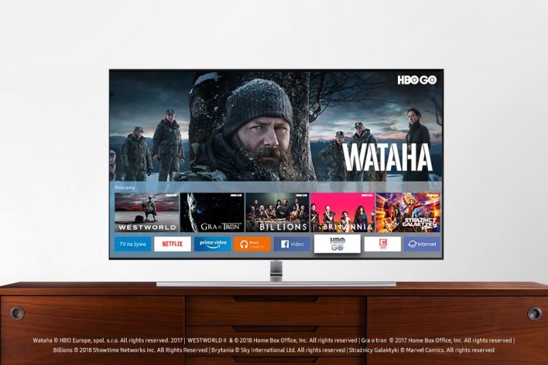 Samsung Łatwy dostęp do aplikacji, filmów i seriali. Smart Hub Samsung Łatwy dostęp do aplikacji, filmów i seriali. Smart Hub