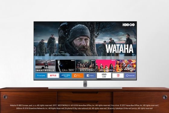 Samsung Łatwy dostęp do aplikacji, filmów i seriali. Smart Hub Samsung Łatwy dostęp do aplikacji, filmów i seriali. Smart Hub