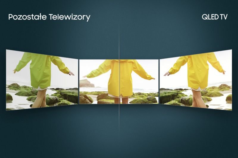 Samsung Q Viewing Angle szeroki kąt widzenia. Każde miejsce do oglądania ulubionego filmu jest dobre Samsung Q Viewing Angle szeroki kąt widzenia. Każde miejsce do oglądania ulubionego filmu jest dobre