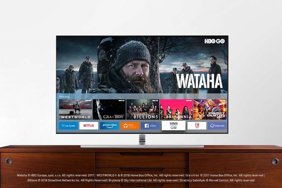 Samsung Łatwy dostęp do aplikacji, filmów i seriali. Smart Hub Samsung Łatwy dostęp do aplikacji, filmów i seriali. Smart Hub