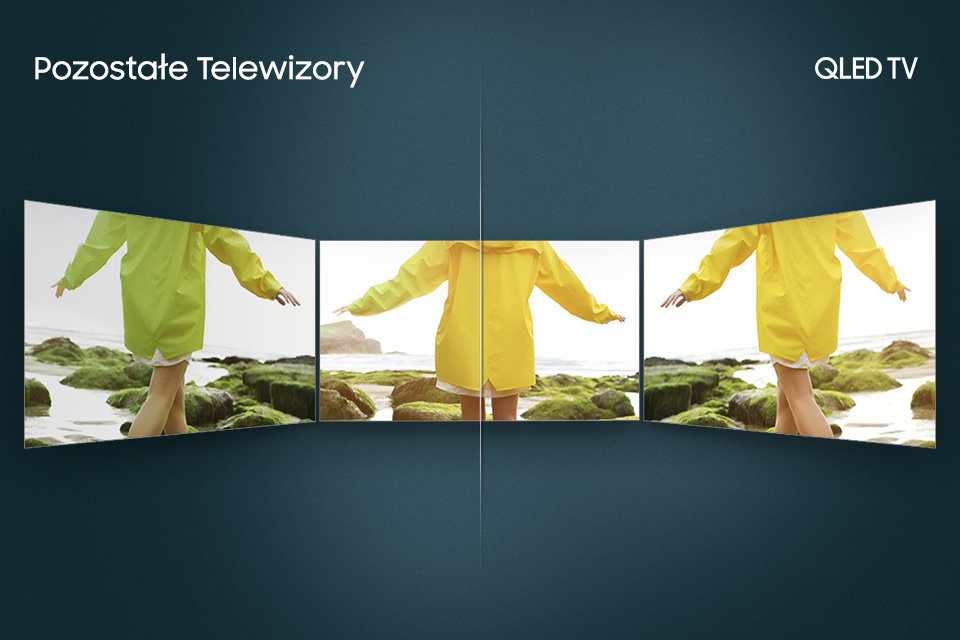 Samsung Q Viewing Angle szeroki kąt widzenia. Każde miejsce do oglądania ulubionego filmu jest dobre Samsung Q Viewing Angle szeroki kąt widzenia. Każde miejsce do oglądania ulubionego filmu jest dobre