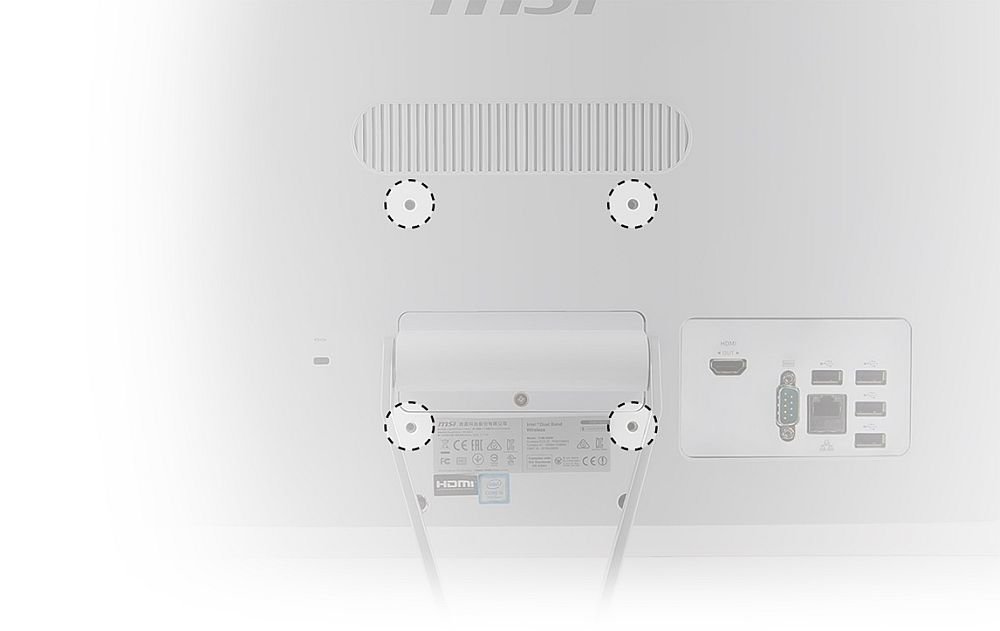 Komputer MSI Pro 20EX montowanie vesa