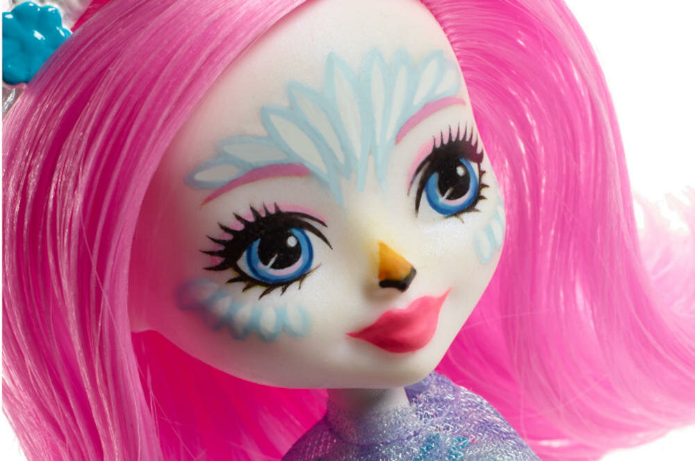 MATTEL-ENCHANTIMALS-SAFFI lalka saffi swan łabędź poise enchantimals bohaterowie przyjaciele