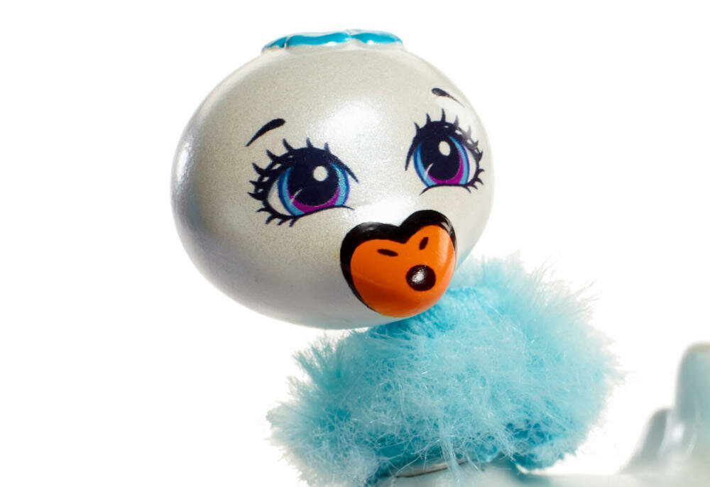MATTEL-ENCHANTIMALS-SAFFI przyjaciel saffi łabędź poise dziubek niebieskie piórka