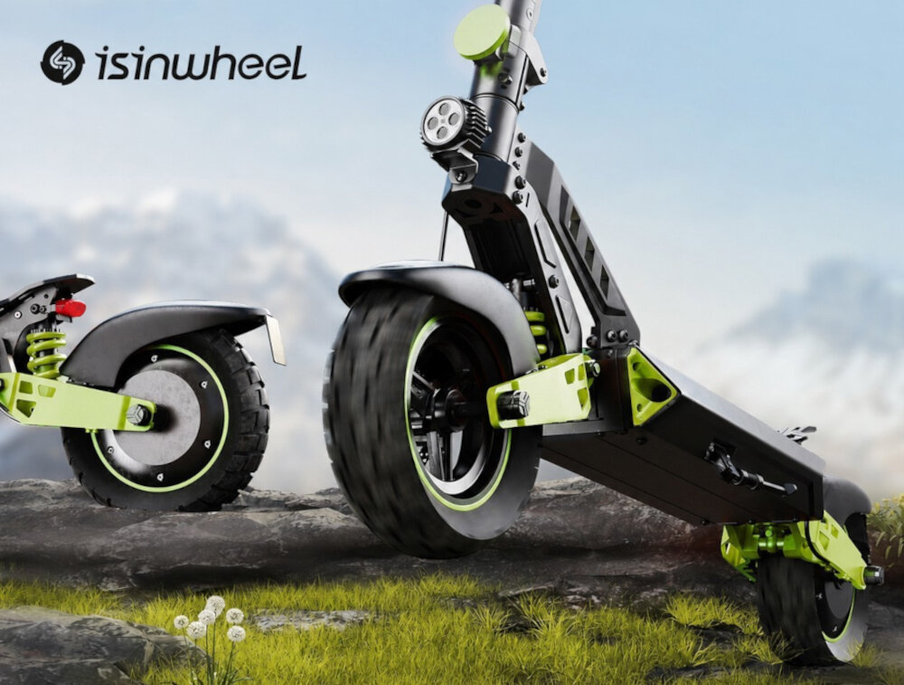 Hulajnoga elektryczna ISINWHEEL D2 55km 1000W Amortyzacja 10