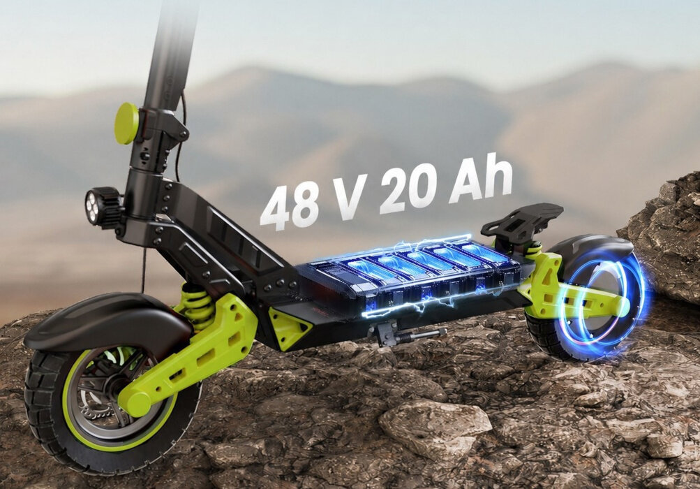 Hulajnoga elektryczna ISINWHEEL D2 Plus 65km 1000W Amortyzacja 10