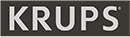 Logo KRUPS na ciemnym tle, napis w jasnym kolorze.