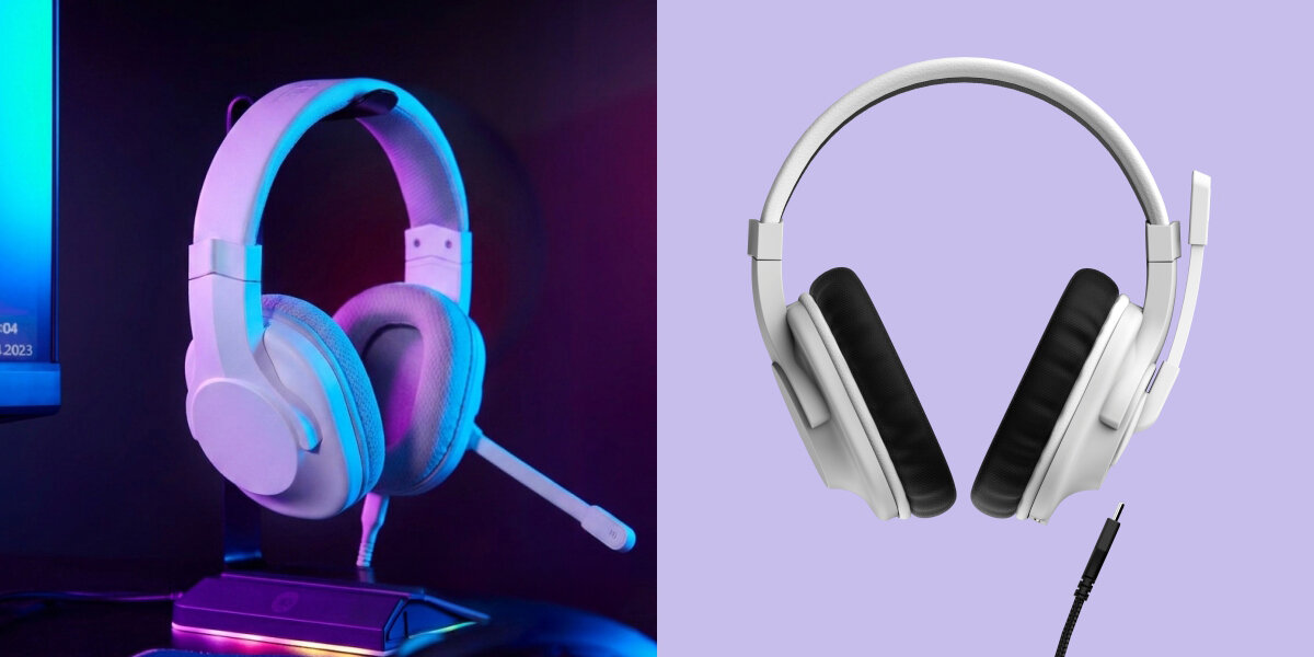 Słuchawki HAMA uRage SoundZ 100 V2, Dźwięk przestrzenny Biały Licencja DTS Headphone:X 2.0 12 miesięcy od aktywacji Windows 10 lub 11