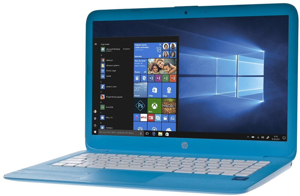 Laptop HP Stream 14 - wygląd ogólny wydajny laptop lekki wytrzymała obudowa