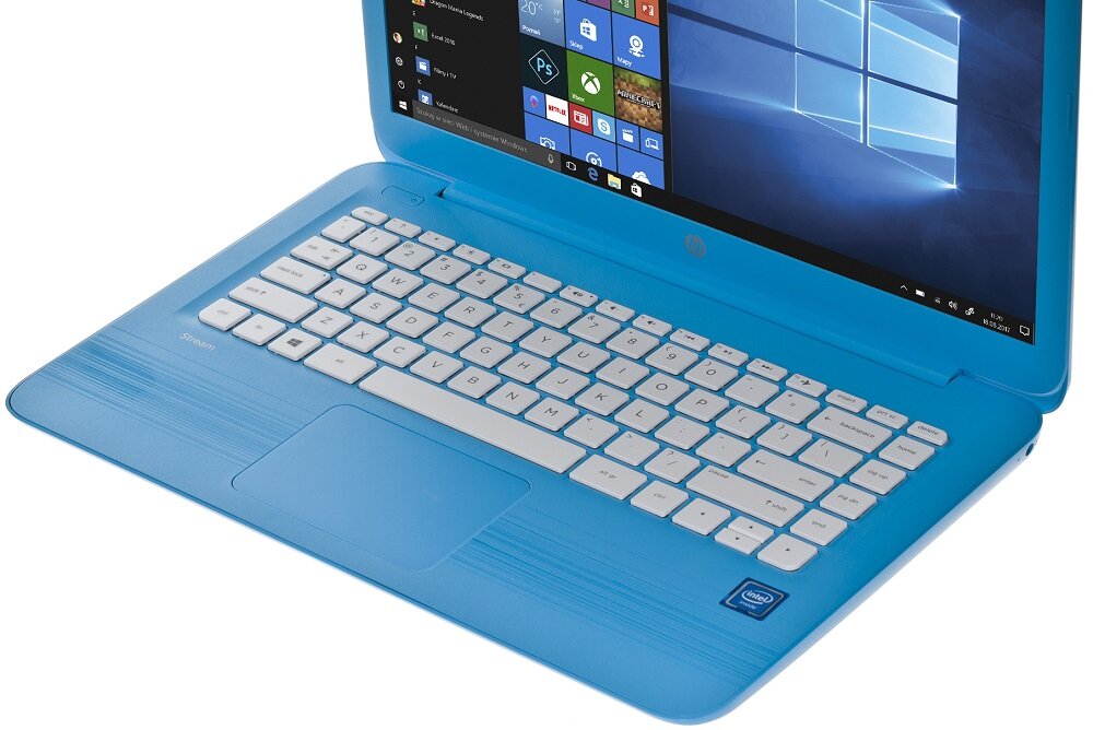 Laptop HP Stream 14 - wyświetlacz rozdzielczość 1366 x 768 matowa powłoka matrycy