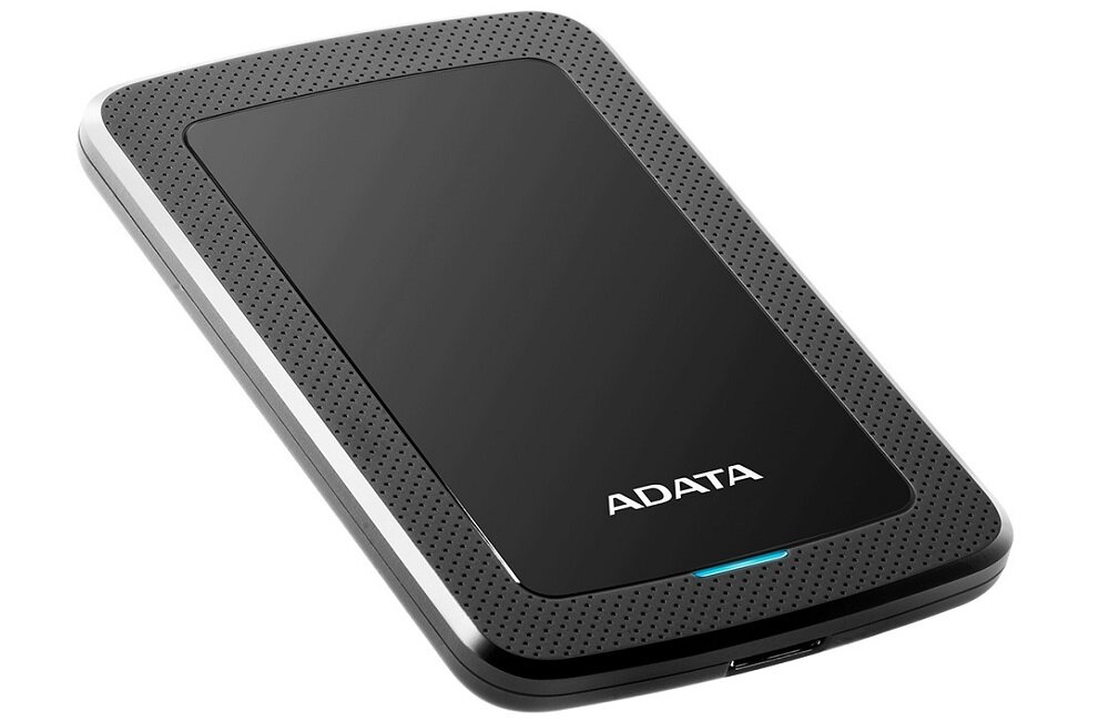 Dysk ADATA HV300 Elegancki wygląd, który gwarantuje wrażenie, mianowicie przyciągającą wzrok, błyszczącą przednią pokrywę otoczoną pięknie teksturowaną ramą Łatwy w obsłudze i mobilny