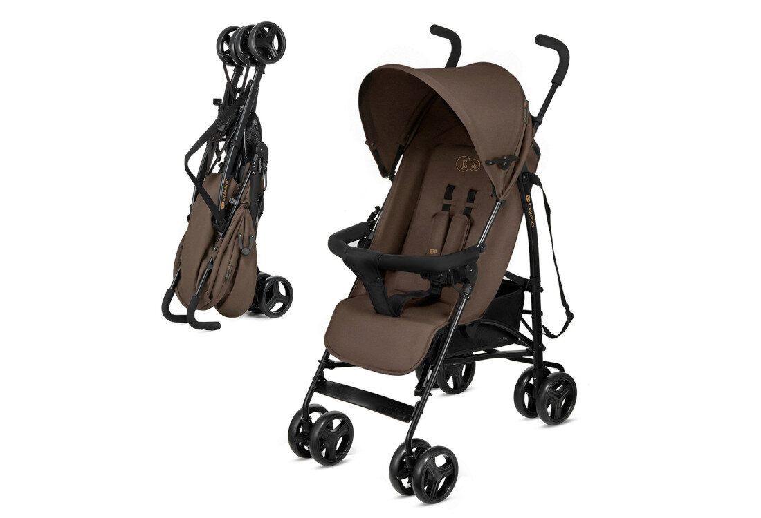 Wózek spacerowy KINDERKRAFT Tik Brązowy wygląd design prezentacja wizualizacja na każdy dzień