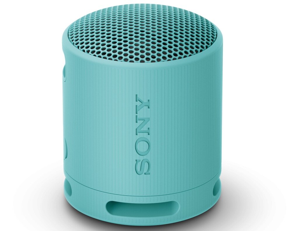 Głośnik mobilny <span>SONY SRS-XB100</span> rozmiar budowa komunikacja szumy dźwięk bateria działanie konstrukcja odporność