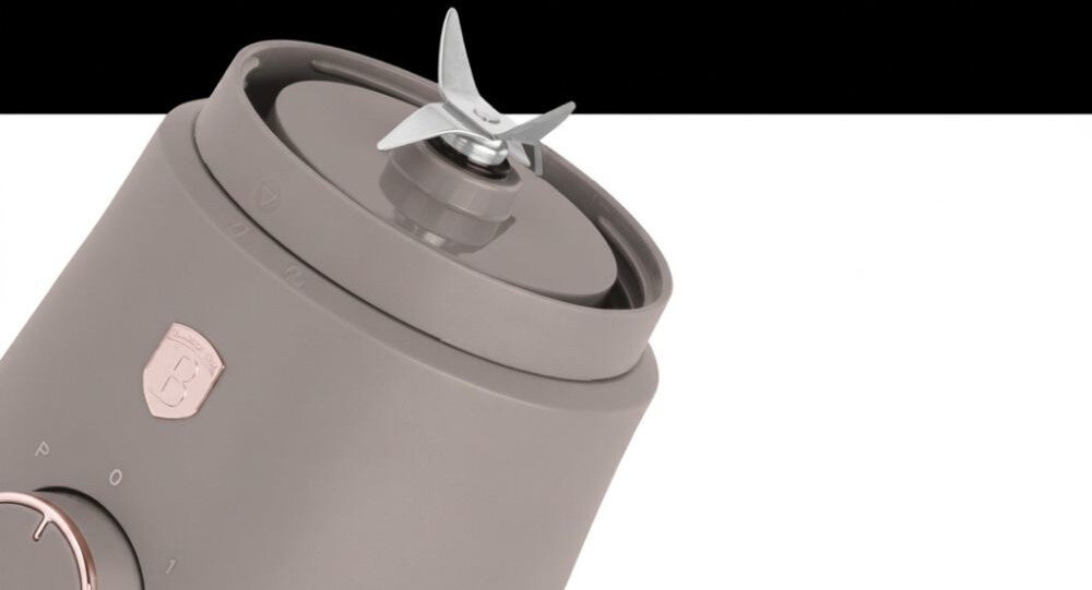 Blender personalny BERLINGER HAUS Taupe BH-9875 zdjęcie lifestyle Skuteczne ostrza Ostrza wykonane ze stali nierdzewnej 18/10
