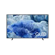 180x180-q8faau-png Telewizor z dużym ekranem wyświetlający obraz z niebieskimi i białymi odcieniami, z widocznym napisem \'QLED\'.