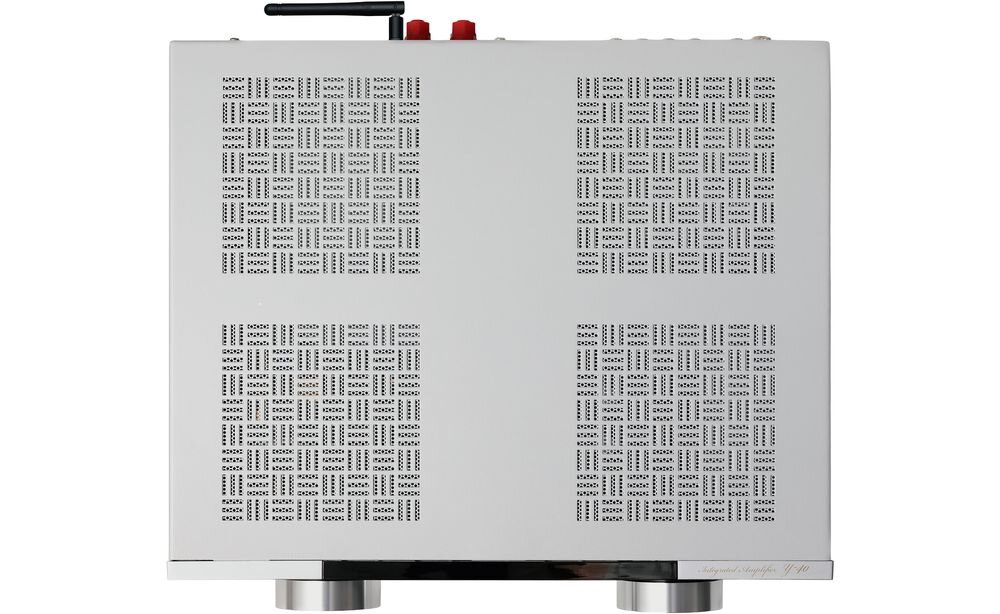 System ALL IN ONE ONKYO MUSE Y-40 kompaktowa obudowa 350 x 99 x 337 mm waga 4,4 kg, urządzenie na białym tle