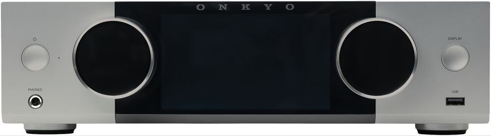 System ALL IN ONE ONKYO MUSE Y-40 Wi-Fi Ethernet Bluetooth SBC AAC zasilanie AC 100-240 V, urządzenie na białym tle