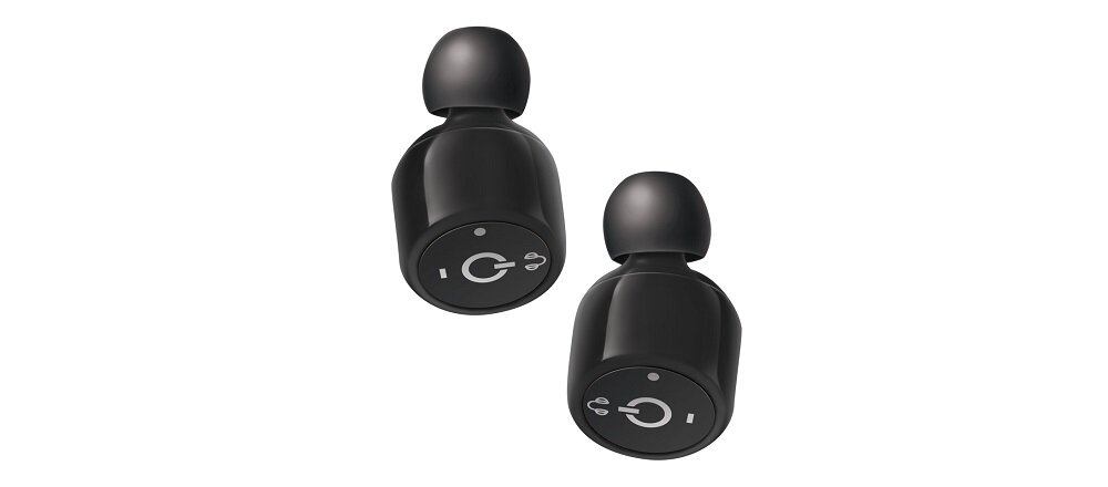 Słuchawki dokanałowe FOREVER TWE-100 Czarny słuchawki pion