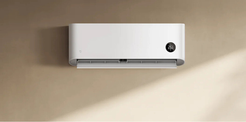Klimatyzator Split, Pompa ciepła powietrze - powietrze XIAOMI Mijia Air Conditioner Eco 2.6 kW zdjęcie lifestyle Niskie zużycie energii Klasa energetyczna A++ w trybie chłodzenia  A+ podczas grzania