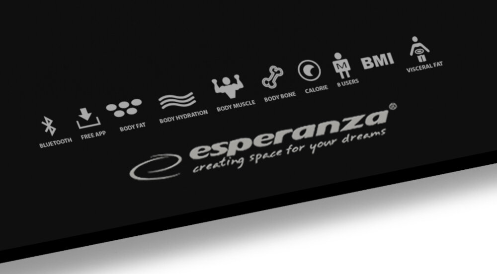 Waga ESPERANZA 8w1 B.FIT szereg funkcji udogodnienia mozliwosci