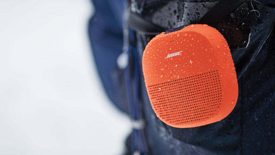 Głosnik Mobilny BOSE SoundLink Micro Pomarańczowy - Uchwyt