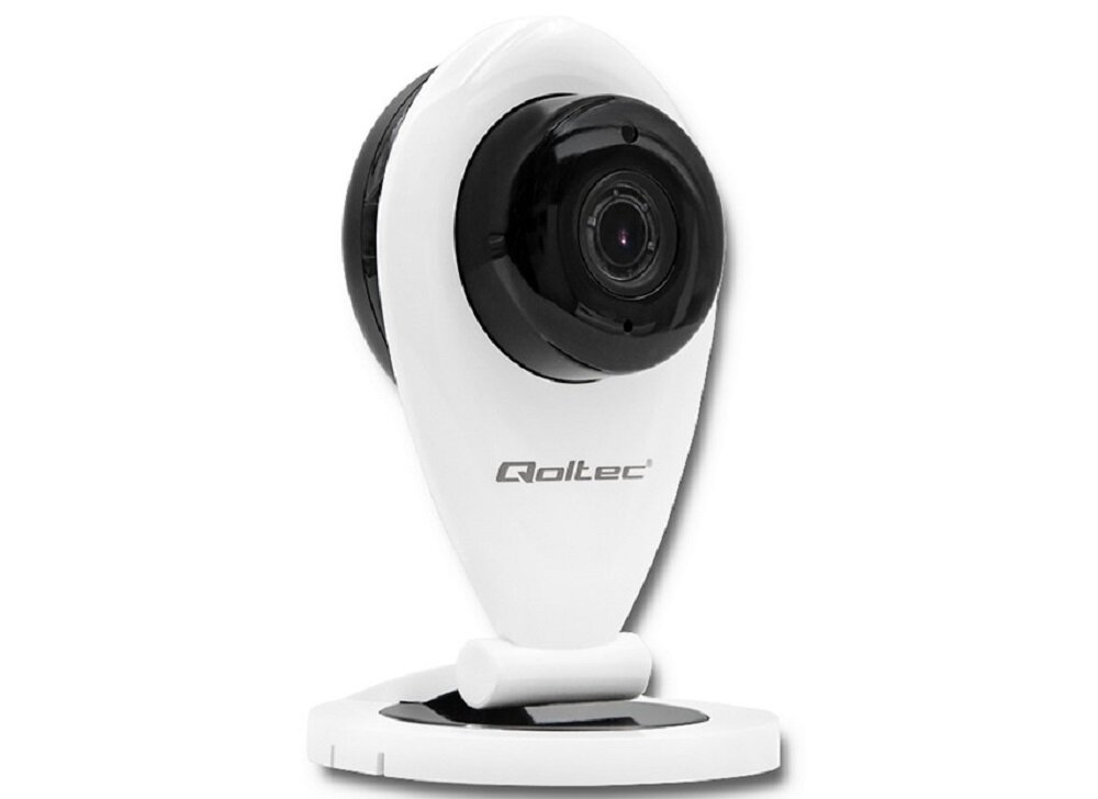 Kamera IP QOLTEC HD WiFi IR Biały- funckje wysoka wydajnosc 