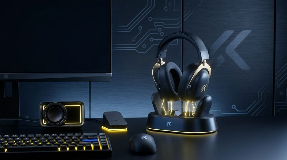MCHOSE V9 Turbo USB Type-C przewód 160 cm połączenie przewodowe słuchawki gamingowe, słuchawki ze stacją dokującą