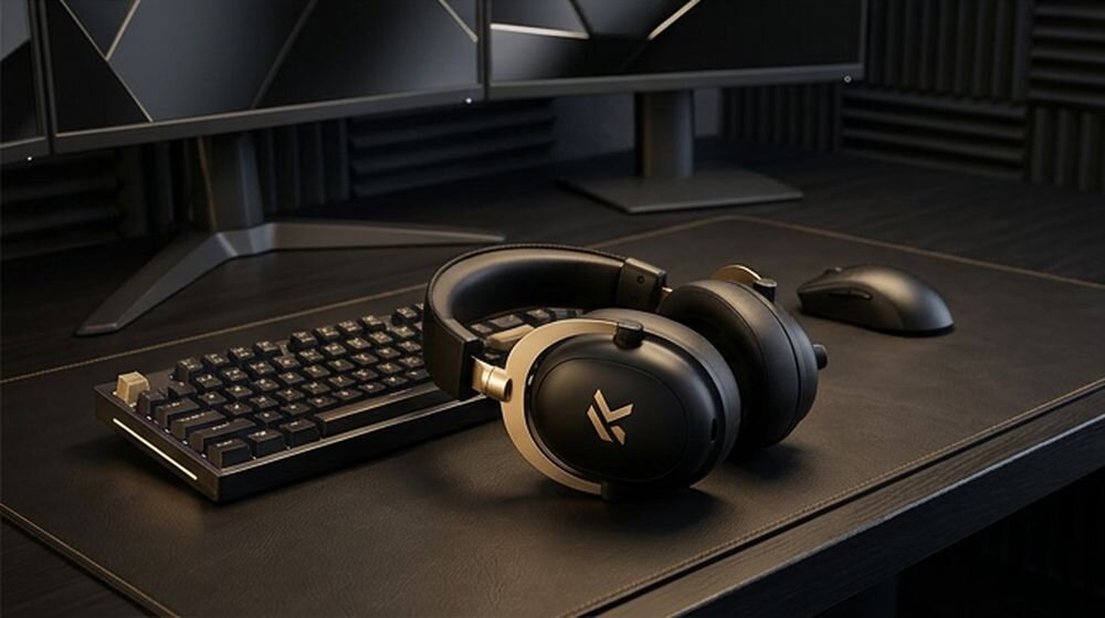 MCHOSE V9 Turbo 2.4 GHz Bluetooth USB Type-C niskie opóźnienie komputer konsola urządzenie mobilne, słuchawki na biurku gamingowym