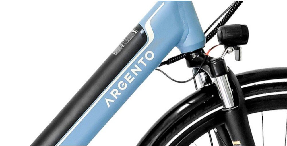 Rower elektryczny ARGENTO Omega U18 28 cali Niebieski