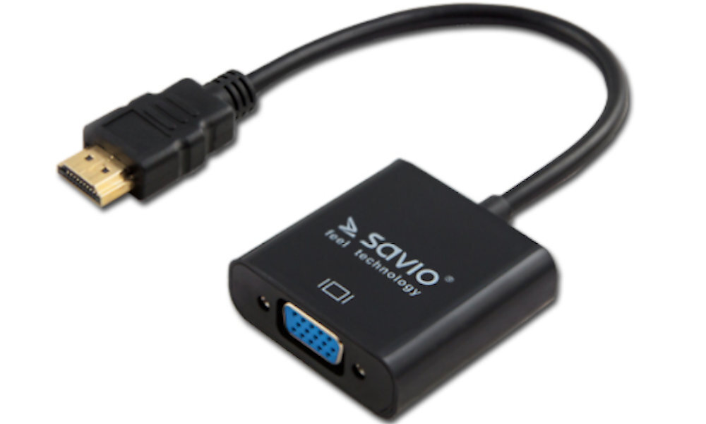 Adapter HDMI - VGA/Jack 3.5 mm SAVIO cale