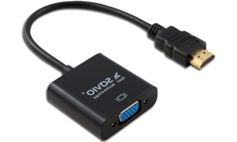 Adapter HDMI - VGA/Jack 3.5 mm SAVIO lewy