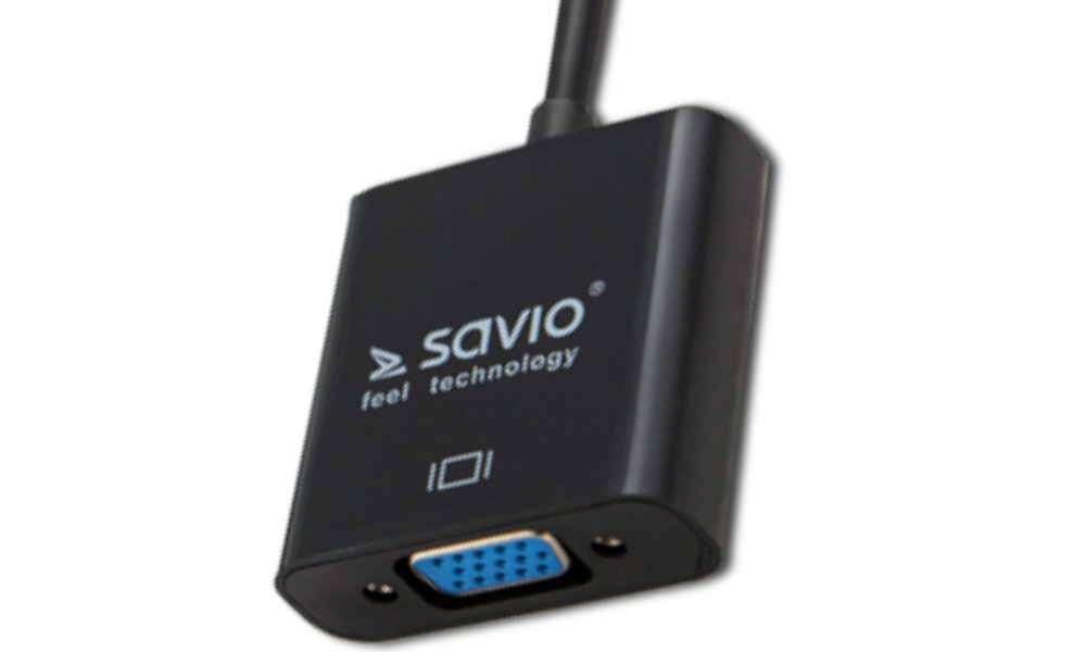 Adapter HDMI - VGA/Jack 3.5 mm SAVIO vga