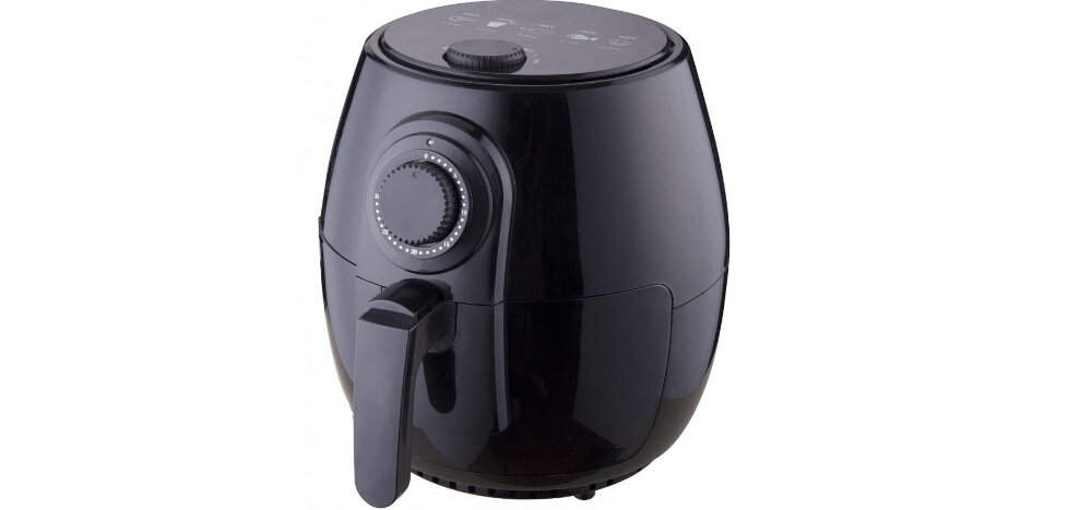 Frytkownica beztłuszczowa ŁUCZNIK AF-2017 Air Fryer wyposaznie timer czas automatyczne wylacznie regulowany termostat temperatura obieg goracego powietrza ogranicza tluszcz do minimum