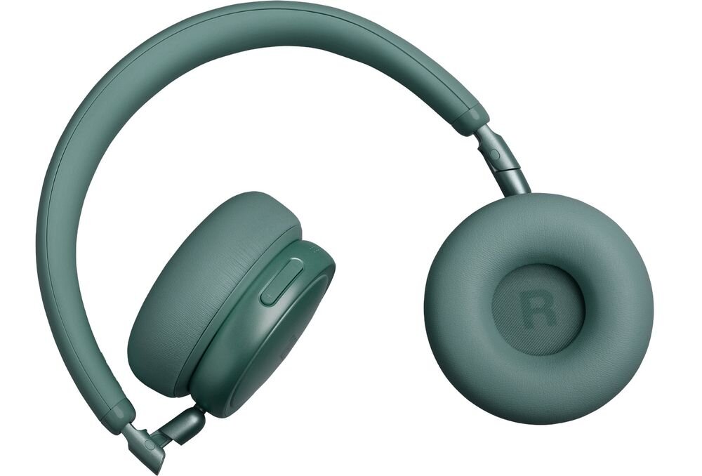 Słuchawki nauszne JBL Live 680NC ANC kabel 3,5 mm USB-C JBL Smart Tx sterowanie, słuchawki nauszne na białym tle